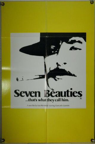 Seven Beauties Ff Orig 1sh Movie Poster Lina Wertmuller Giancarlo Giannini 1976