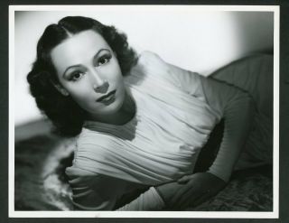 Dolores Del Rio In Stunning Portrait Vintage 1940 Photo By Willinger