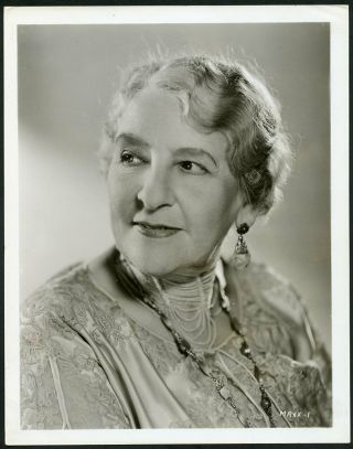 May Robson Vintage 1933 Mgm Portrait Photo " Reunion In Vienna "