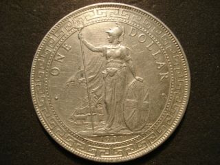 1901 B Great Britain Hong Kong Trade Dollar
