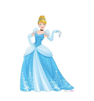 Disney Princess Cinderella Lifesize Cardboard Standup Standee Cutout Poster Prop