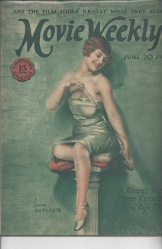 Movie Weekly - Laura La Plante - June 20,  1925