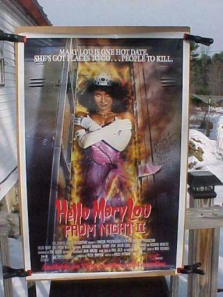 Hello Mary Lou Prom Night 2 Video Store Movie Poster