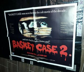 Basket Case 2 (1990) Quad Size Uk Video Poster -