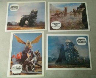 Vintage Godzilla Vs Smog Monster German Lobby Card Set