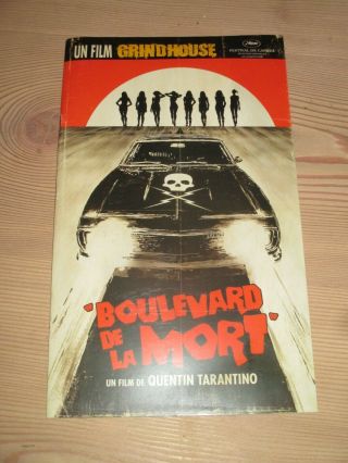 Quentin Tarantino Death Proof Pressbook Cannes 2007 Kurt Russell/rosario Dawson