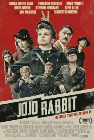 Jojo Rabbit Style B Movie Poster Double Sided 27x40