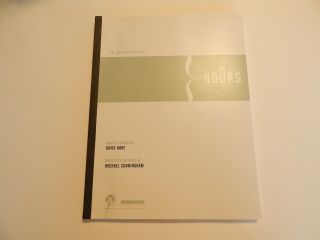 The Hours Fyc For Your Consideration Movie Script R20782