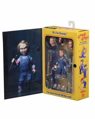Authentic Real Ultimate Chucky Good Guys Neca Childs Play 4 " Action Figure