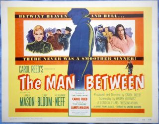 The Man Between Set Of 8 Lobby Cards Carol Reed James Mason Post Wwii