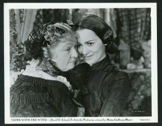 Olivia De Havilland,  Laura Hope Crews " Gone With The Wind " 1939 Photo