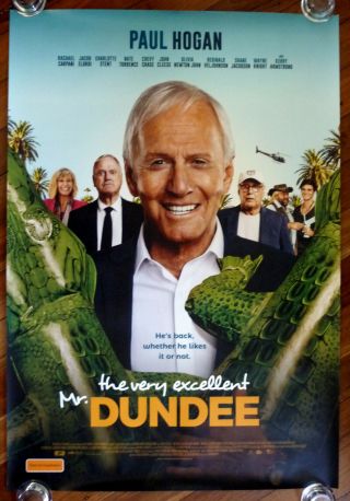 The Very Mr Dundee 2020 Australian One Sheet Movie Poster