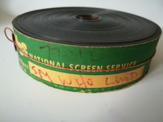 " The Spy Who Loved Me " James Bond Vintage 1977 Nss 35mm Movie Trailer