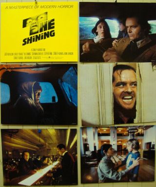 The Shining - Jack Nicholson - Stanley Kubrick - Horror - Stephen King - Lc Set (11x14 Inc