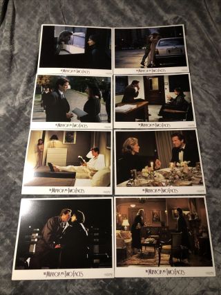 Set Of 8 - 1996 Lobby Card - The Mirror Has Two Faces - Barbra Streisand