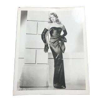 Film Noir Femme Fatale Rita Hayworth In Gilda 1946 Portrait Photograph