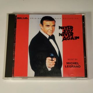 James Bond Music Soundtrack Cd Never Say Never Again [music By Michel Legrand]