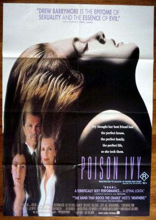Poison Ivy 1992 Australian One Sheet Movie Poster Drew Barrymore