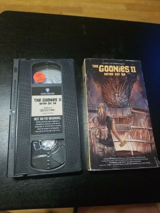 The Goonies Ii - Never Say Die Vhs Movie - Fan Collectors 2