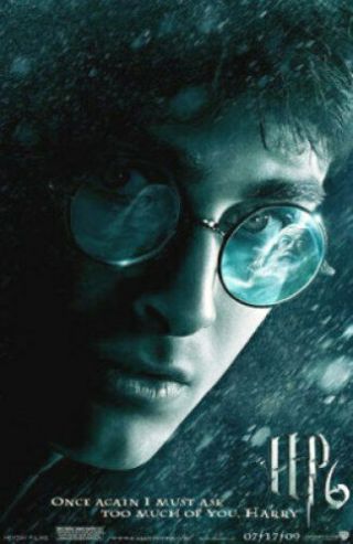 Harry Potter And Half - Blood Prince 27x40 2 Sided Advance Movie Poster