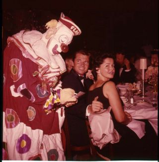 Audie Murphy & Clown 1950 