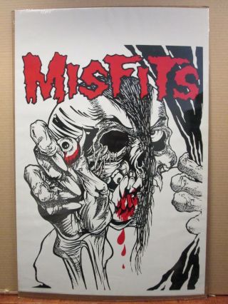 Vintage Misfits Punk Rock Band Music Artist Poster 10598