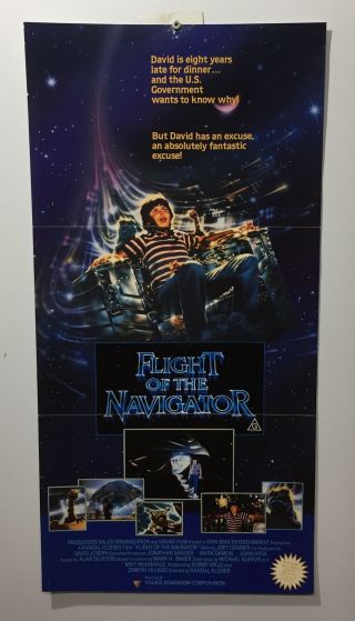 Day Bill Movie Poster - Flight Of The Navigator Viking Films Joey Cr.