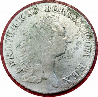 Germany Prussia 1771 Thaler Of Frederick The Great Grade Some Luster