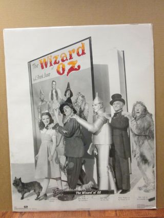 Vintage 1989 The Wizard Of Oz Poster 6442