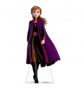 Anna Disney Frozen 2 Lifesize Cardboard Standup Standee Cutout Poster Figure