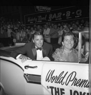 Peter Lawford Pat Kennedy Convertible Limousine Negative Las Vegas 1957