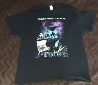 TALES FROM THE CRYPT DEMON KNIGHT MEN ' S XL SHIRT 1995 HORROR COMEDY CRYPT KEEPER 2