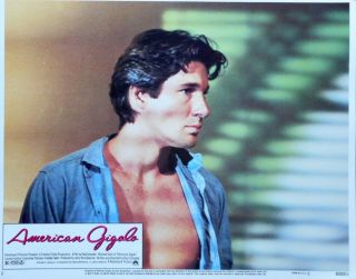 American Gigolo Richard Gere Complete Set Of Eight 11 " X 14 " Lobby Cards 1980