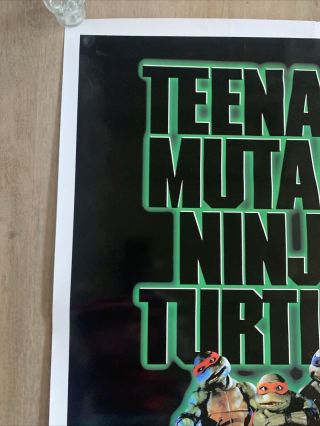 TEENAGE MUTANT NINJA TURTLES THE MOVIE VHS POSTER 27x41 1985 2