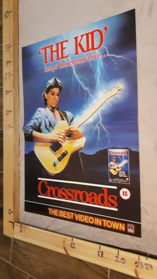 Crossroads (1986) - Uk Video Poster -