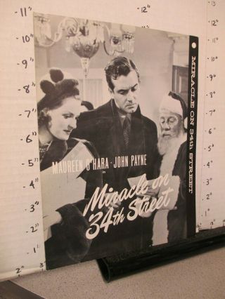 Nta Movie Tv Photo 1950s Pressbook Miracle 34th St Maureen O 