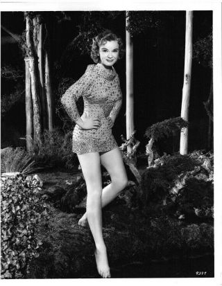 Anne Francis Leggy Barefoot Glamour Pin Up 8x10 Photo Forbidden Planet