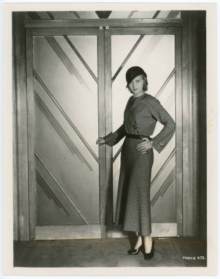 1932 Marian Marsh Precode Art Deco Classic Hollywood Fashion Photograph