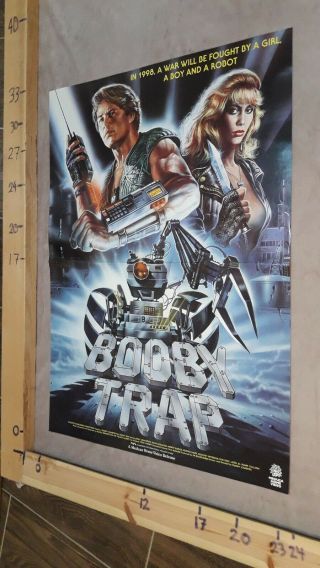 Booby Trap Aka Wired To Kill (1986) - Uk Video Poster -