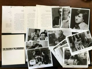 The Falcon And The Snowman (1984) - Press Kit Photos W/env & Orion Press Notes