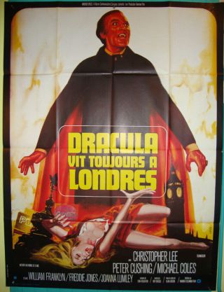 The Satanic Rites Of Dracula - Horror - Hammer - Christopher.  Lee - P.  Cushing - Fr (47x63)