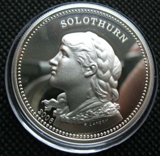 Switzerland 50 Francs 2006 Silver Proof Coin Shooting Festival In Solothurn