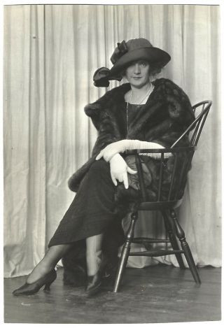 Ziegfeld Follies Dancer & Actress Billie Burke Charles Sheldon 1920s Photograph