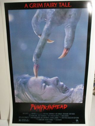 1988 Pumpkinhead - Lance Henriksen - Movie Poster 27x41 Single Sided