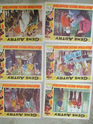 Gene Autry Lobby Card - 6 Cards - Man From Music Mountain (4
