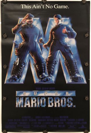 Mario Brothers One Sheet Ds/rolled Movie Poster - 1993