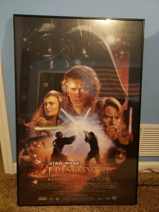 Star Wars Revenge Of The Sith Framed Poster (21 32)