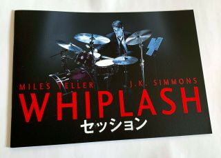 Whiplash Japan Movie Program Book 2015 Miles Teller J.  K.  Simmons Damien Chazelle