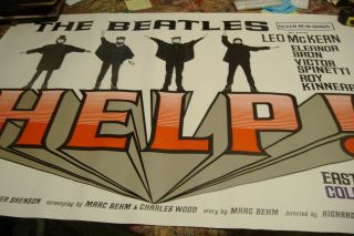 Help The Beatles 1965 39 " X 27 "