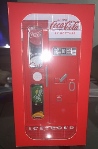 2020 Fiji Coca - Cola Vending Machine Proof Silver 4 - Coin Set.  999 24 Gram Fine Ag